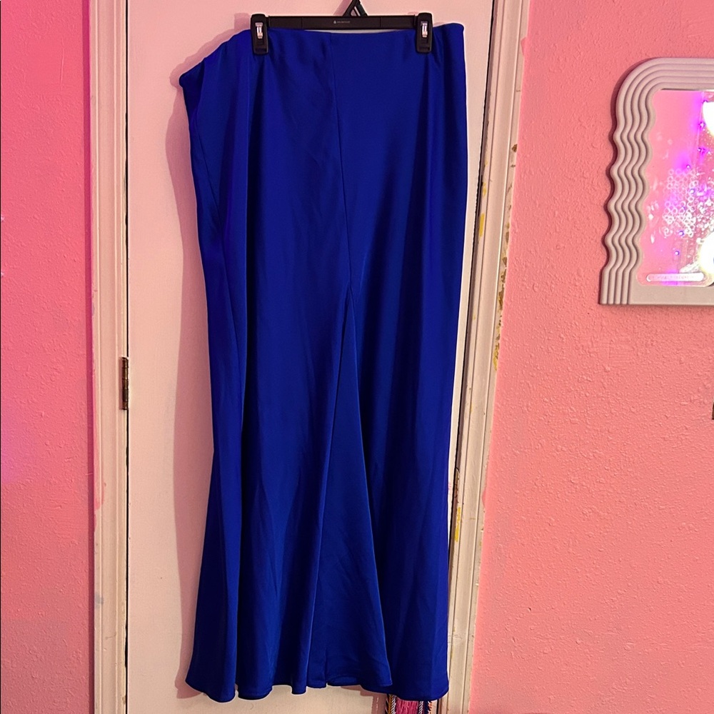 Worthington Royal Blue Maxi Skirt